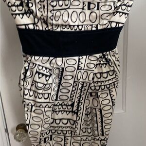 Windsor Black and Cream Patterned Dress